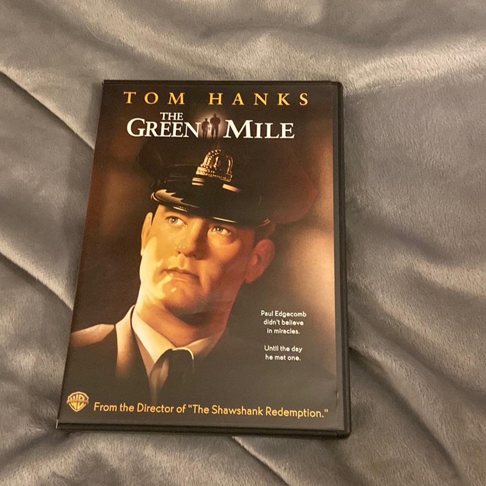 DVD movie, starring Tom Hanks in the green mile rated R